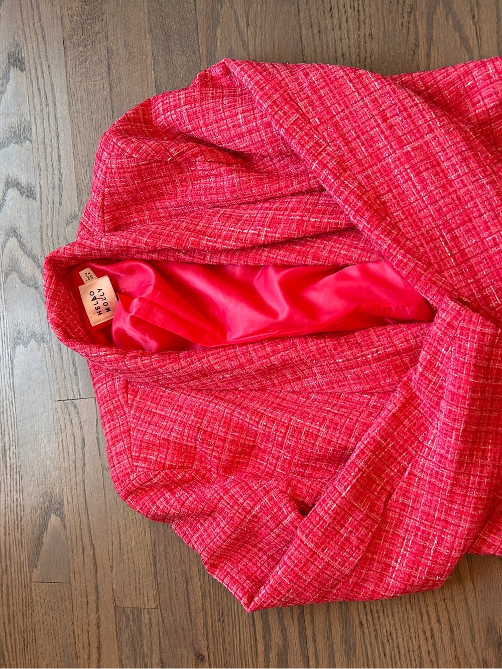 Hello Molly ONE YOU WANT BLAZER HOT PINK - Picture 6 of 15